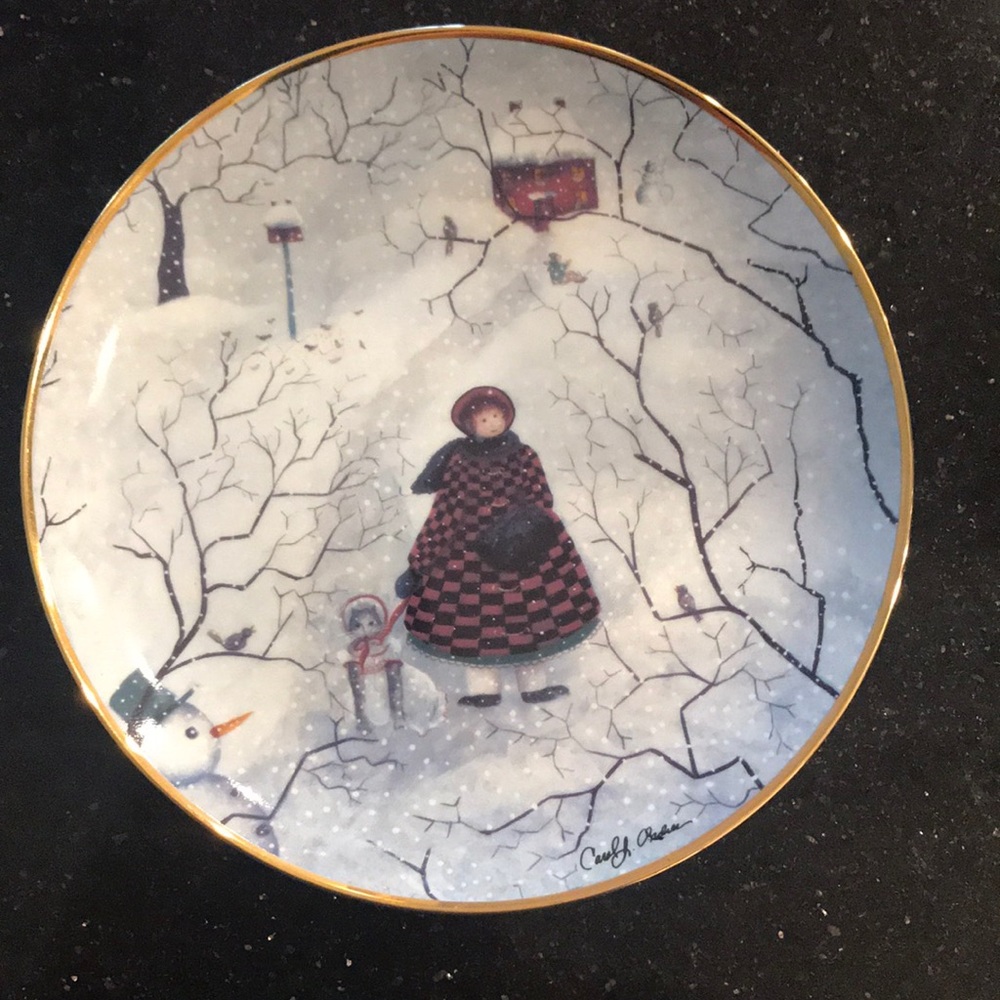 Franklin Mint Heirloom Plate “Afternoon Visitors”